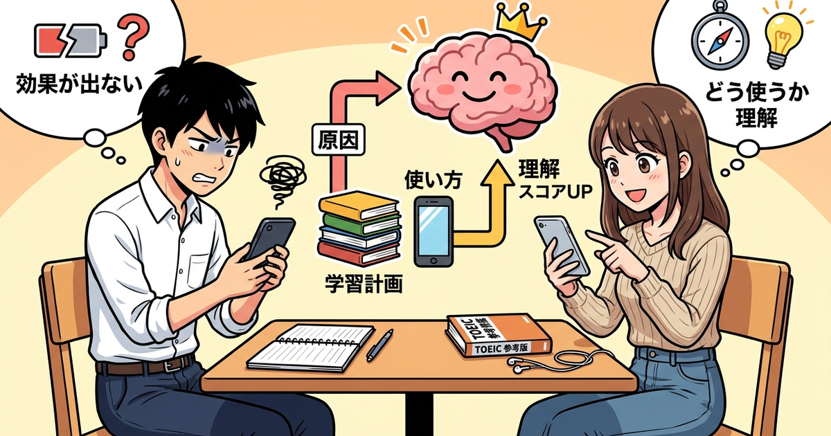 スタディサプリTOEICの効果が出ない原因を先に知っておく
