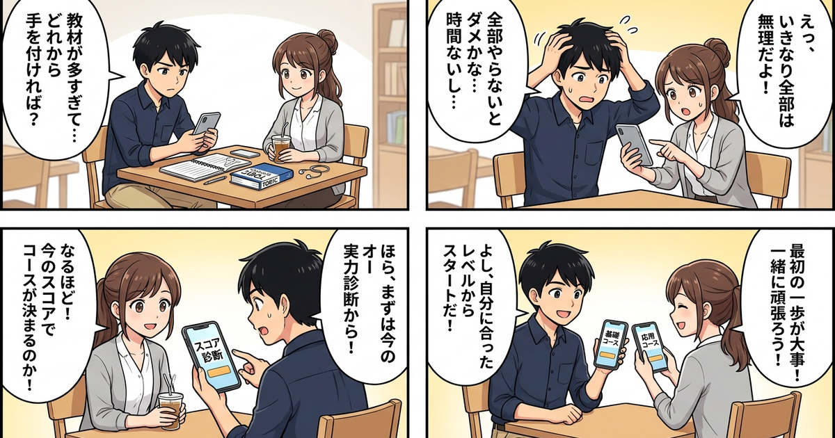 まとめ：スタサプのTOEIC教材、結局は「今のスコア」で最初の一歩が決まる