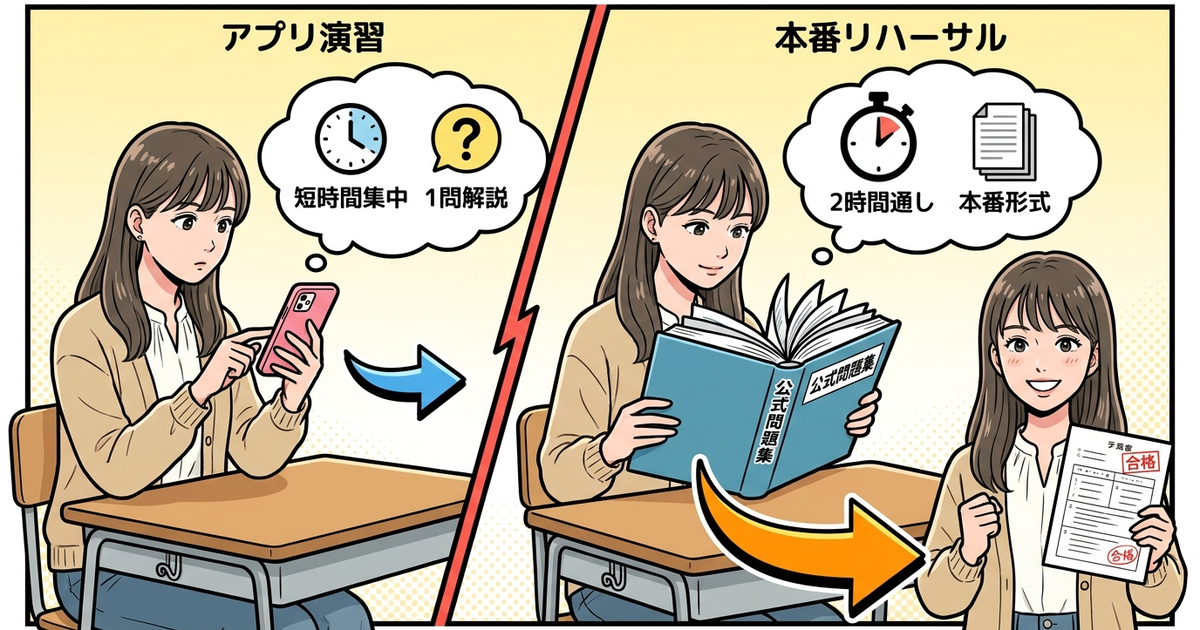 スタサプだけに絞る人が見落としている公式問題集の価値