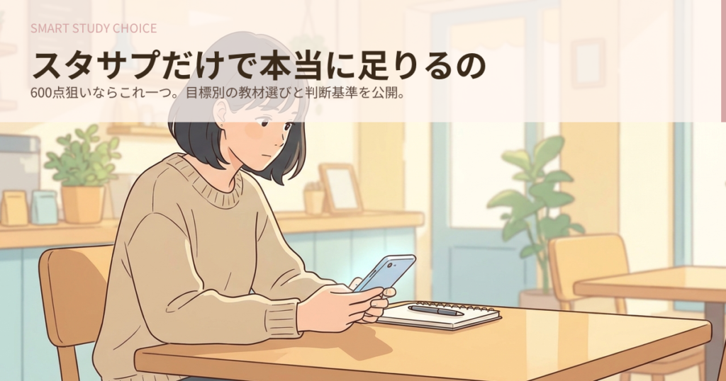 toeic スタサプだけの解説イメージ