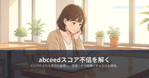 abceed 予測スコア あてにならないの解説イメージ