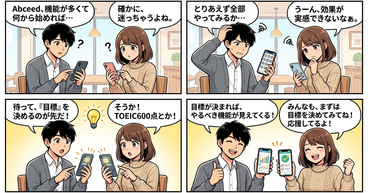 まとめ:Abceedの使い方は「目標」が全てを決める