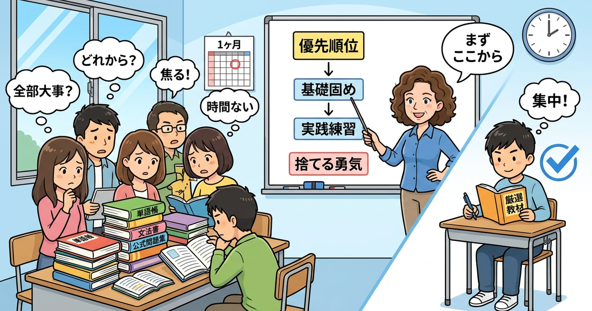 1ヶ月という限られた時間でTOEIC初心者が直面している現実