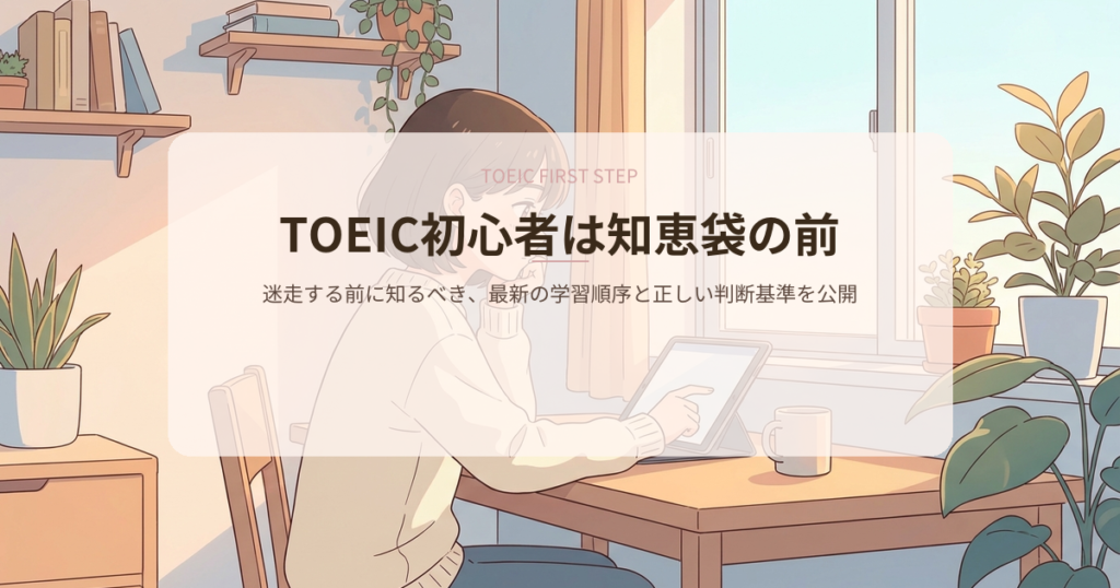 toeic 初心者まずやること　知恵袋の解説イメージ