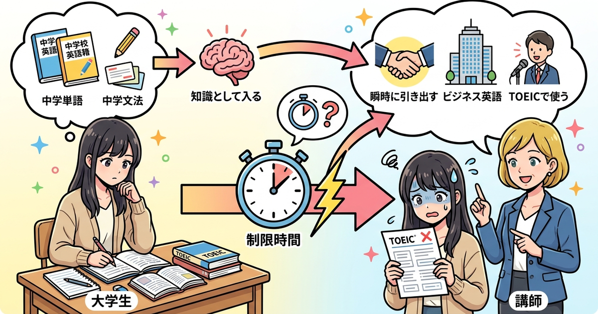 スコア300点未満でも「中学英語ができている」と勘違いしてしまう理由