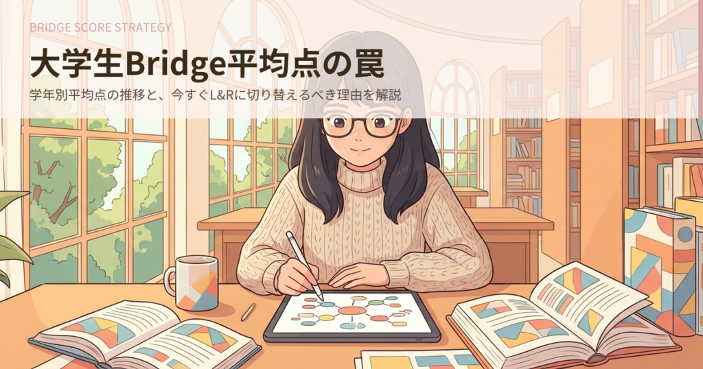 toeic bridge 平均点 大学生の解説イメージ